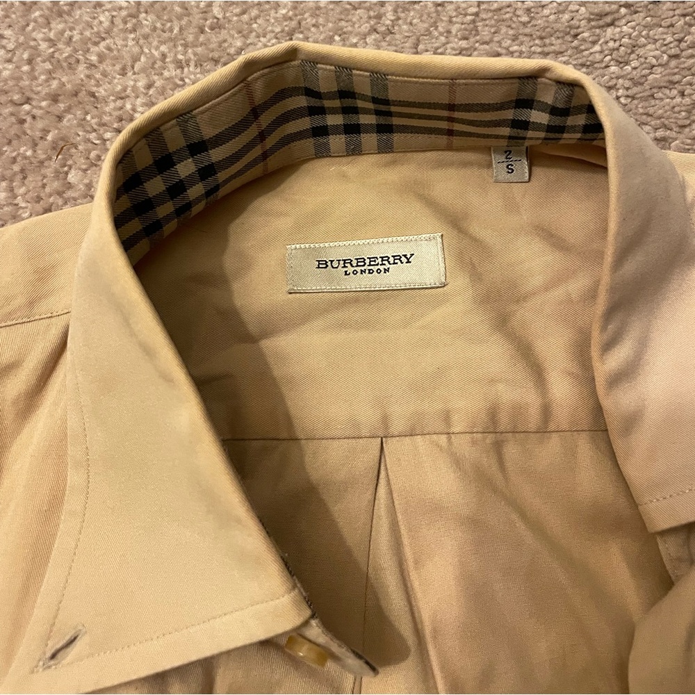Authentic Cropped Burberry Dress Shirt